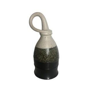 Vtg Irish Studio Pottery Stoneware Drinking Vessel Noggin Style Rustic Bar Decor